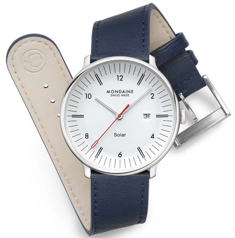 Mondaine Doppio 41mm Solar Watch
