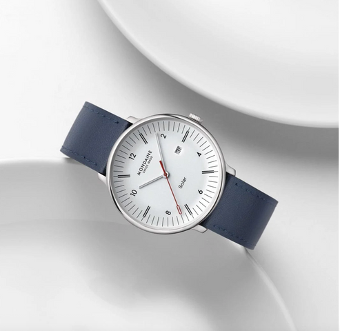 Mondaine Doppio 41mm Solar Watch