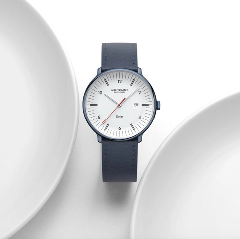 Mondaine Doppio 41mm Solar Watch