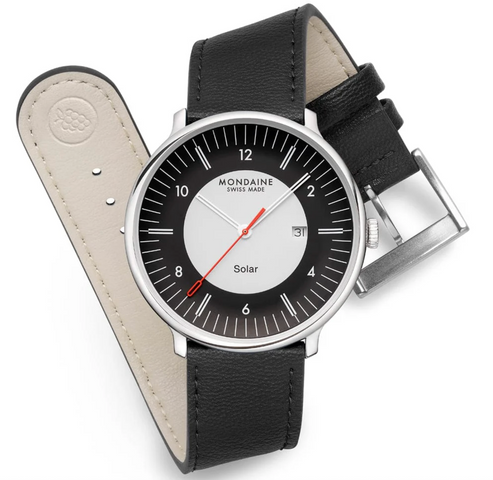 Mondaine Doppio 41mm Solar Watch
