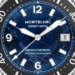 Montblanc Watch Iced Sea 0 Oxygen Deep 4810