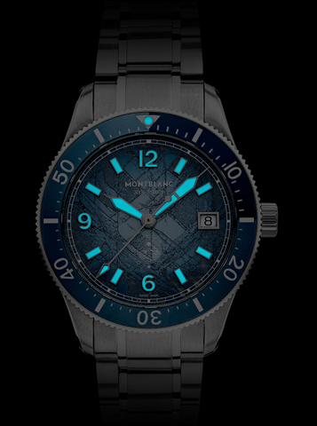 Montblanc Iced Sea Automatic Date 0 Oxygen Watch