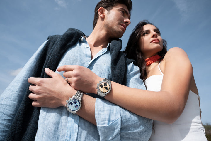 Norqain Freedom 60 Chrono 40mm Sky Blue Bracelet Watch