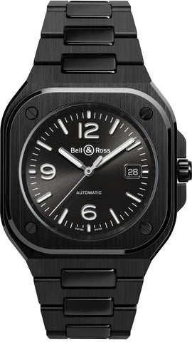 Bell & Ross BR 05 Black Ceramic Bracelet BR05A-BL-CE/SCE