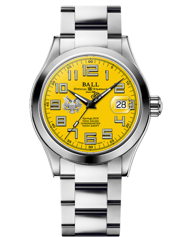Ball Engineer III Army 40mm Yellow Dial Bracelet Watch