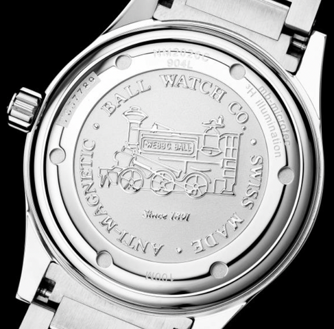 Ball Watch Company Engineer III Marvelight Chronometer Orange Watch with steel bracelet, steel case