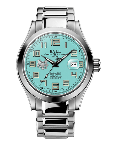 Ball Engineer III Army 43mm Turquoise Dial Bracelet Watch
