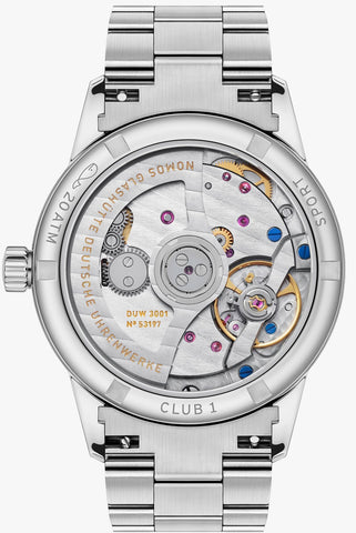 Nomos Glashutte Club Sport Neomatik 34 Rose Sapphire Glass Watch