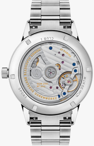 Nomos Glashutte Club Sport Neomatik 42 Date Black Sapphire Crystal Watch