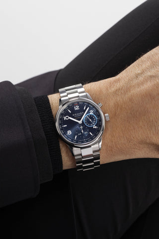 Nomos Glashutte Club Sport Neomatik Worldtimer Blue Sapphire Crystal Watch Pre-Order