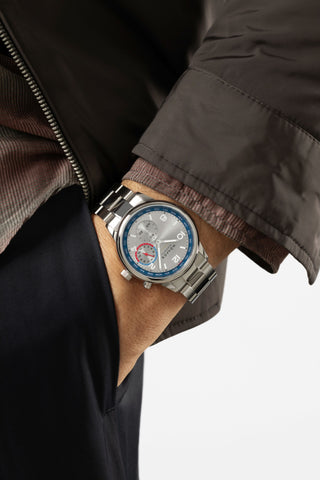 Nomos Glashutte Club Sport Neomatik Worldtimer Silver Sapphire Crystal Watch Pre-Order