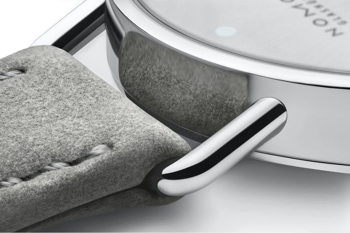 Nomos Glashutte Metro 33 Metro Silver Sapphire Crystal Watch