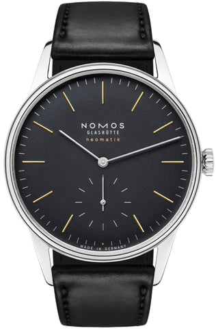 Nomos Glashutte Watch Orion Neomatik Black 396