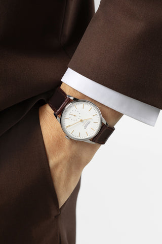 Nomos Glashutte Orion Neomatik Dore Sapphire Crystal Watch