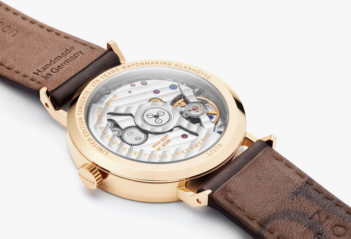 Nomos Glashutte Tangente Rose Gold Neomatik Sapphire Crystal Limited Edition Watch