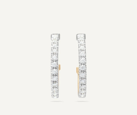 Marco Bicego Masai 18ct Yellow Gold Coil 0.68ct Diamond Earrings