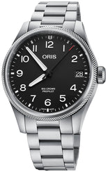 Oris Big Crown ProPilot Big Date Bracelet Watch with black dial, steel bracelet, steel case
