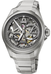 Oris Big Crown ProPilot X Calibre 115 Skeleton Bracelet Watch with titanium strap, titanium case