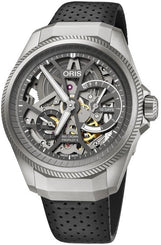 Oris Big Crown ProPilot X Calibre 115 Skeleton Leather Watch with leather strap, titanium case