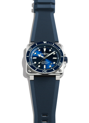 Bell & Ross BR 03 Diver Blue Steel Watch