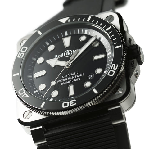 Bell & Ross BR 03 Diver Black Steel Watch