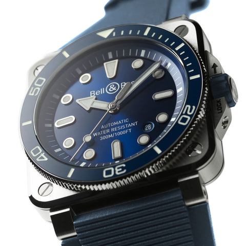 Bell & Ross BR 03 Diver Blue Steel Watch
