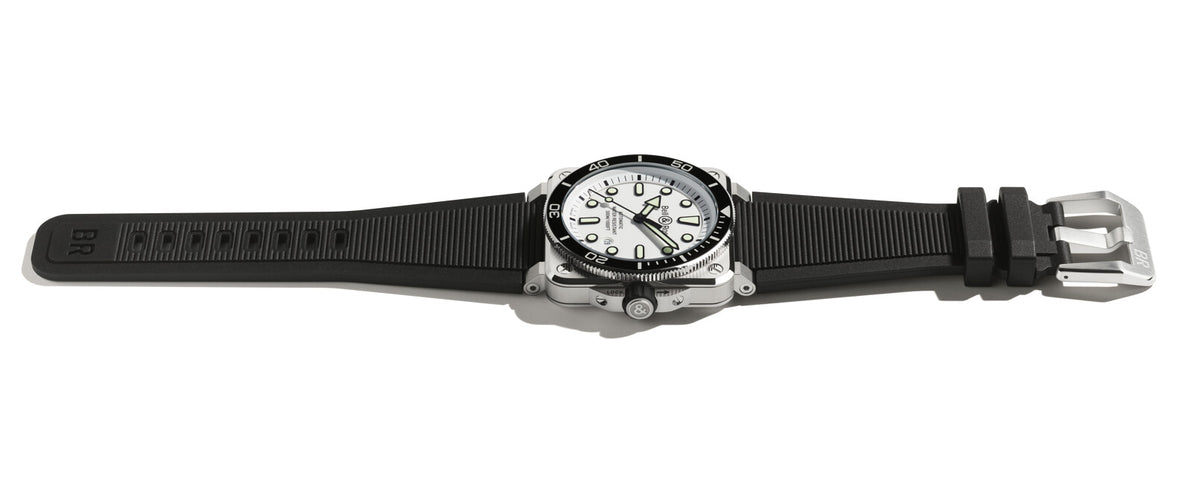 Bell & Ross BR 03 Diver White Steel Watch