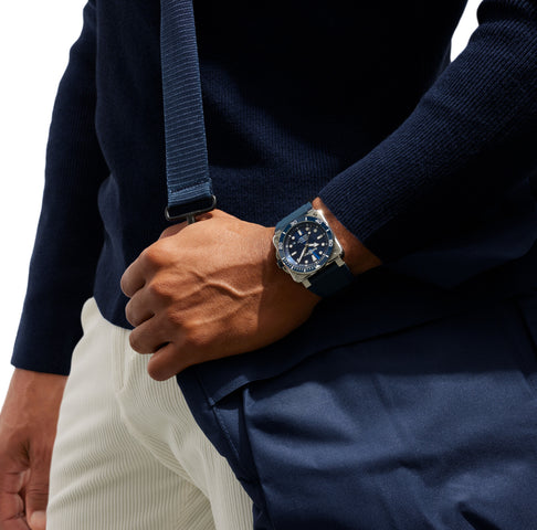 Bell & Ross BR 03 Diver Blue Steel Watch