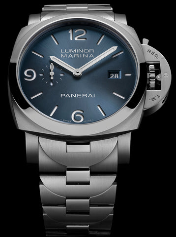Panerai Luminor Marina 44mm Bracelet Light Blue Watch
