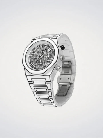 D1 Milano White Sketch Polychrono Watch