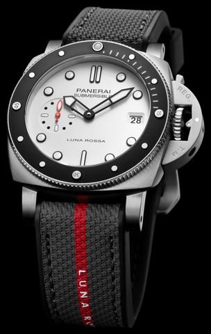 Panerai Submersible Luna Rossa 42mm White Watch