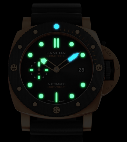 Panerai Submersible QuarantaQuattro Goldtech OroCarbo Watch