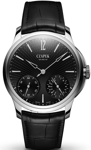Czapek Watch Quai des Bergues No.17 Double Soleil Tuxedo Black