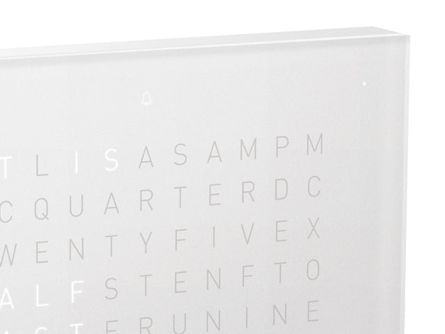 QLOCKTWO Earth 13.5 Pure Vanilla Sugar Table Clock Watch