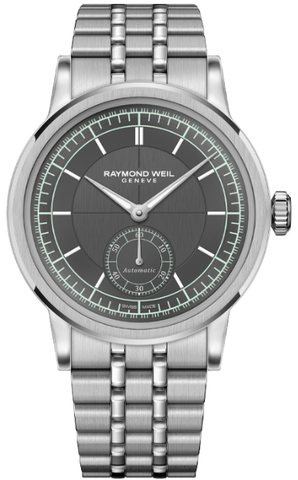 Raymond Weil Watch Millesime Automatic Small Seconds Menthol Minute Track Bracelet 2130-ST-60521