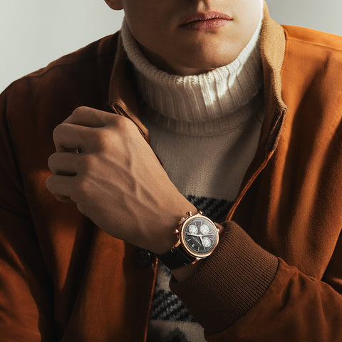 Raymond Weil Millesime Automatic Tri-Compax Chronograph Black Sector Watch