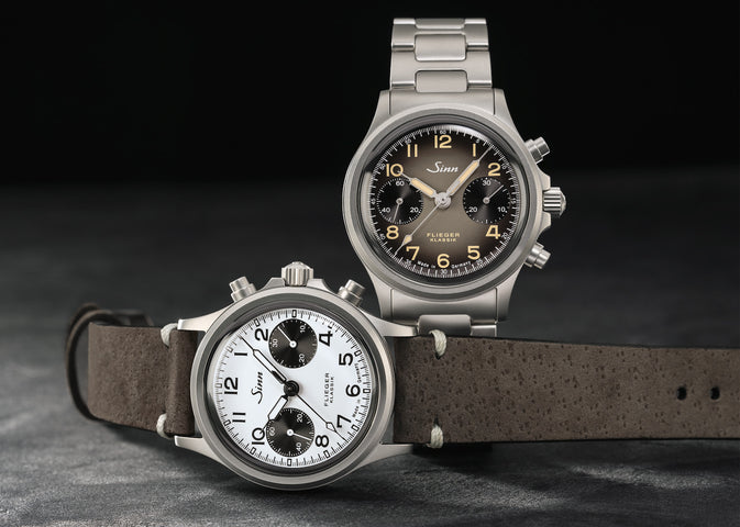 Sinn 356 Pilot Classic AS E H-Link Bracelet Watch