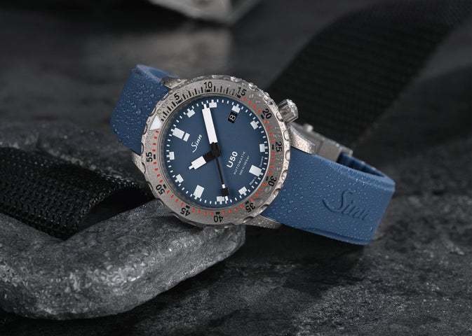 Sinn U50 B Blue Rubber Watch