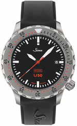Sinn Watch U50 Hydro Silicone Black 1051.010 Silicone Black