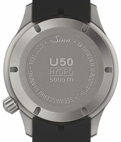 Sinn U50 Hydro Silicone Black Watch