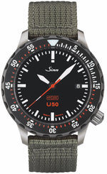 Sinn U50 Hydro SDR Textile Olive Grey 1051.040 Leather