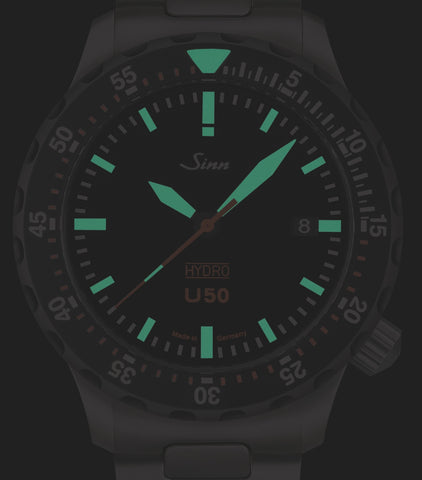 Sinn U50 Hydro SDR Textile Olive Grey Watch