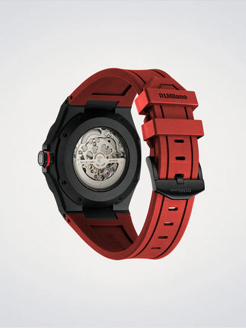D1 Milano Crimson Core Skeleton Watch