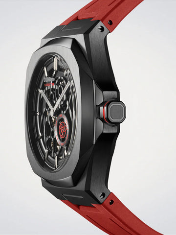 D1 Milano Crimson Core Skeleton Watch