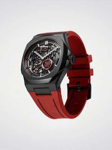 D1 Milano Crimson Core Skeleton Watch