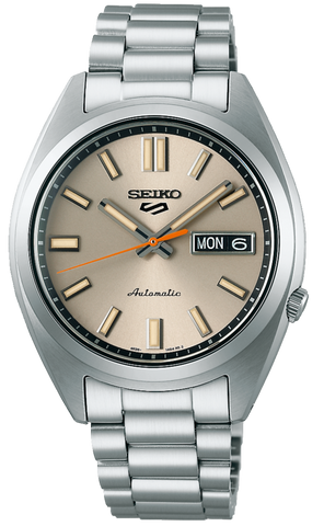 Seiko Watch 5 Sports SNXS Beige Chinos Classic Sports SRPK91K1.