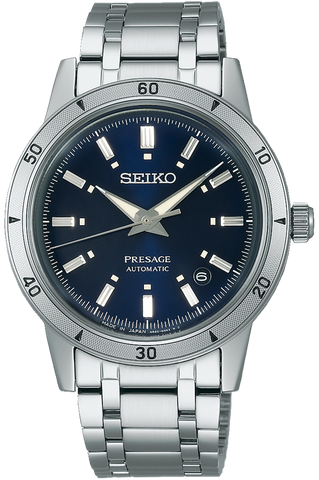 Seiko Presage Watch Presage Style 60s Elegant Yet Rugged Navy SRPL07J1