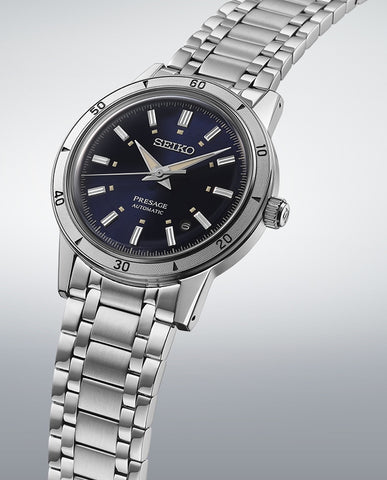 Seiko Presage Presage Style 60s Elegant Yet Rugged Navy
