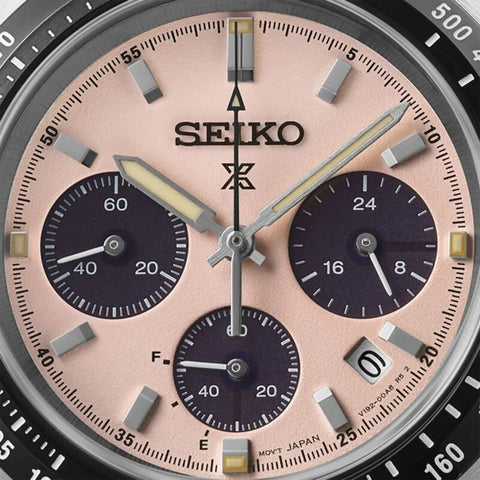 Seiko Speedtimer ‘Youngtimer’ 39mm Mens Watch Pink