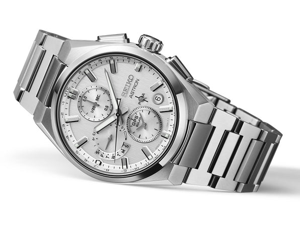 Seiko Astron GPS Solar Dual Time Chronograph Watch